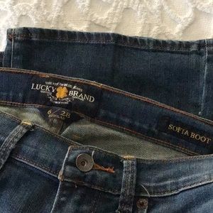 Lucky brand Sofia boot cut jeans.  Size 6 / 28